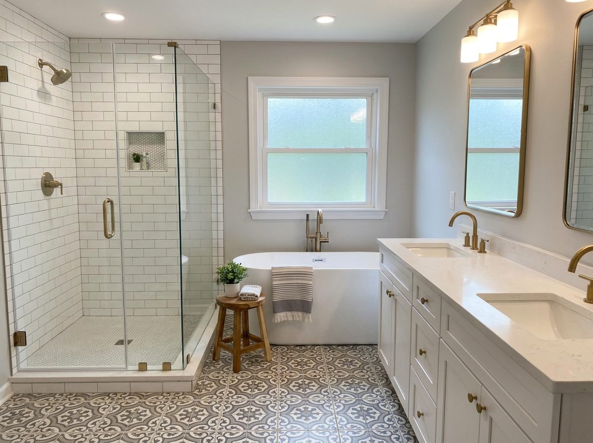 Recent bathroom renovation by Jampacked Services