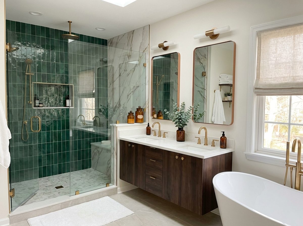 Remodeled bathroom